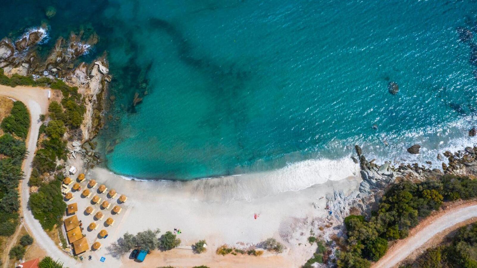 Aegean Beachfront Petriai ภายนอก รูปภาพ