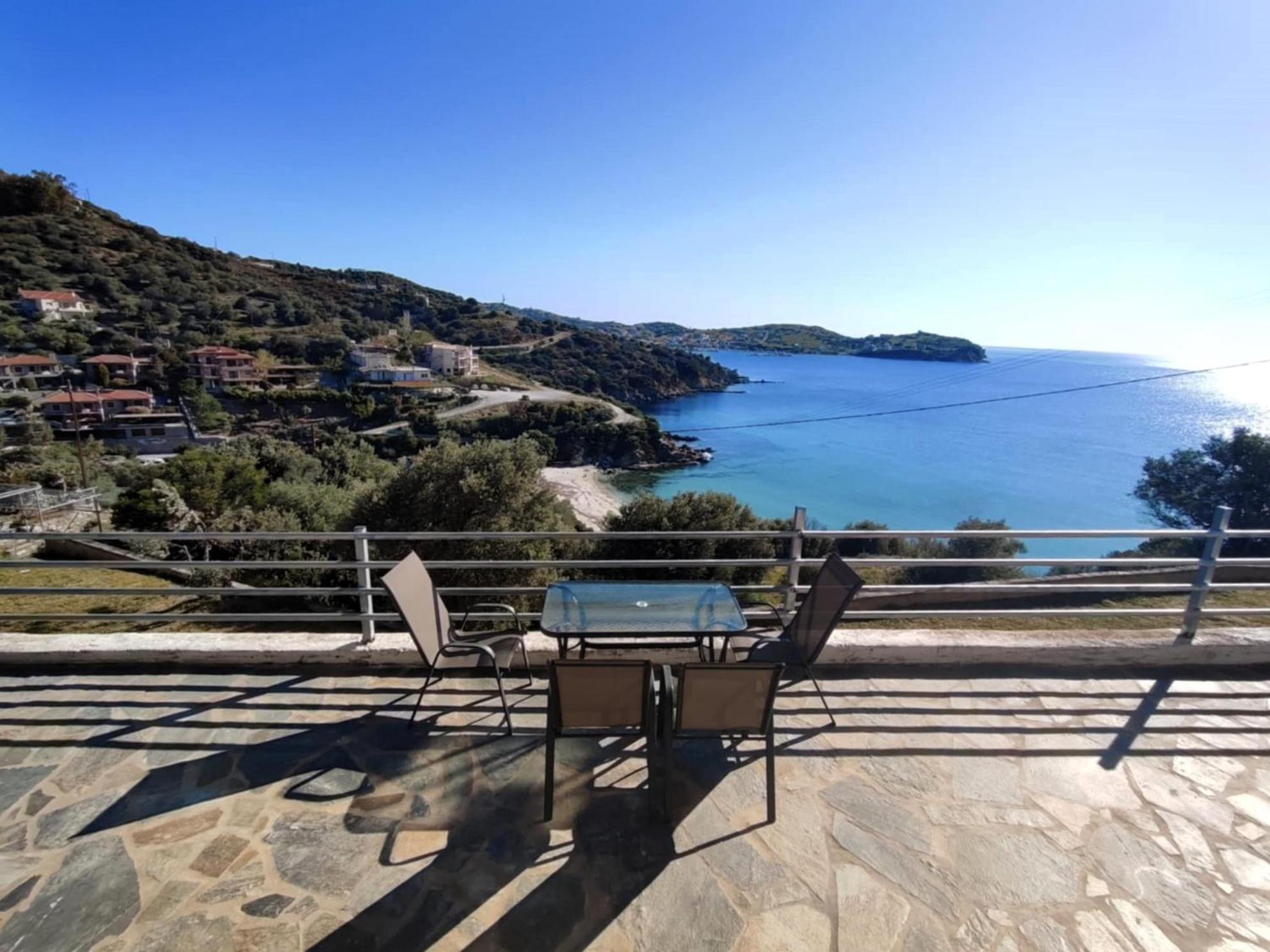 Aegean Beachfront Petriai ภายนอก รูปภาพ